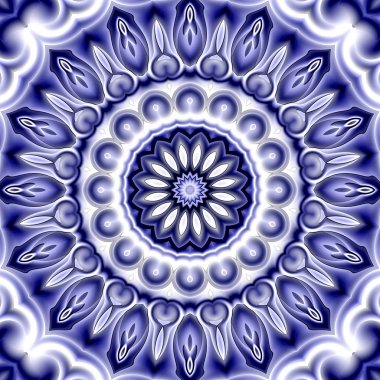 Oryantal model, mistik motifi, arka plan. Muhteşem tasarım, renkli dijital sanat, geometrik doku.