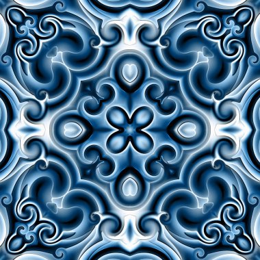 Oryantal model, mistik motifi, arka plan. Muhteşem tasarım, renkli dijital sanat, geometrik doku.