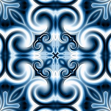 Oryantal model, mistik motifi, arka plan. Muhteşem tasarım, renkli dijital sanat, geometrik doku.