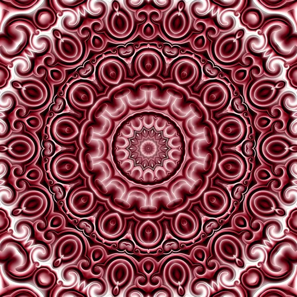 Oriental pattern, Mystical motif, Abstract background. Fantastic design, Colorful digital art, geometric texture.