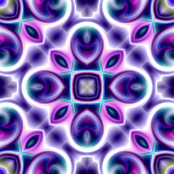 Oosterse Patroon Mystieke Motif Abstracte Achtergrond Fantastisch Ontwerp Kleurrijke Digitale — Stockfoto