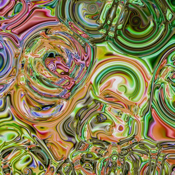 Patrón Oriental Motivo Místico Fondo Abstracto Diseño Fantástico Arte Digital — Foto de Stock