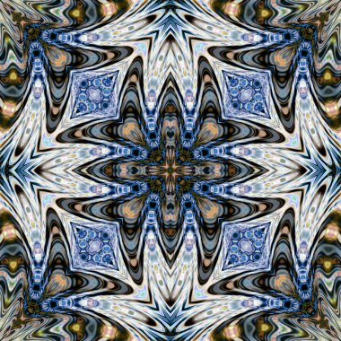 Renkli dijital sanat, oryantal model, geometrik doku, mistik motifi, arka plan, fantastik tasarım. 