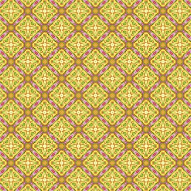 Renkli dijital sanat, oryantal model, geometrik doku, mistik motifi, arka plan, fantastik tasarım. 