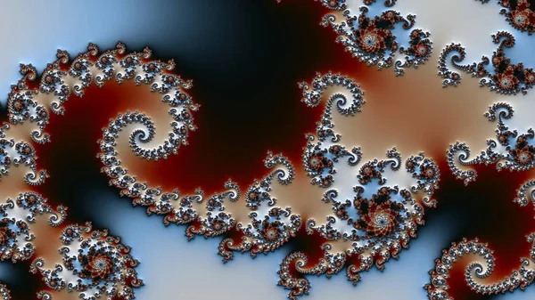 Arte Especial Design Abstrato Único Geometria Fractal — Fotografia de Stock