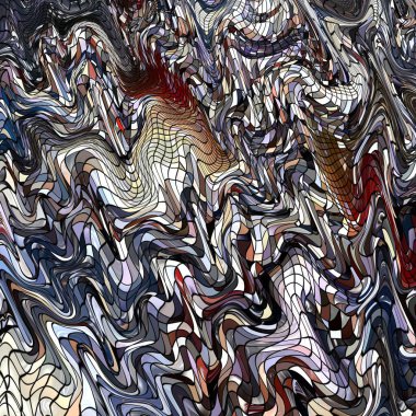 Özel sanat, benzersiz soyut tasarım.,