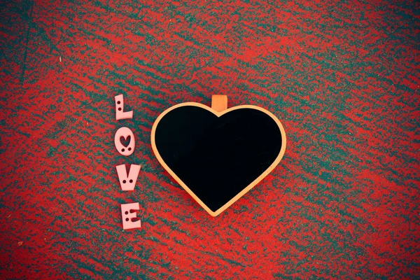 Texte Amour Fond Forme Coeur Fond Saint Valentin Texture Mariage — Photo