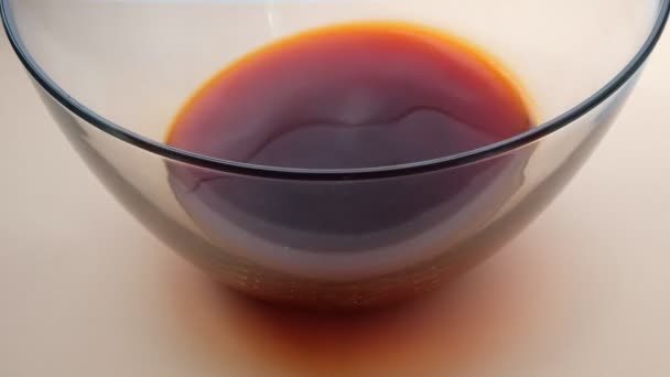 Bol Verre Avec Colorant Naturel Oignon Couleur Lush Lava Solution — Video