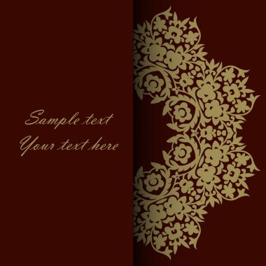 Davetiye düğün, yıldönümü, doğum günü ve diğer tatil için. Metin için yer zemin üzerine illüstrasyonlar. Kullanılabilir bir broşür, tabela, reklam. Eps10