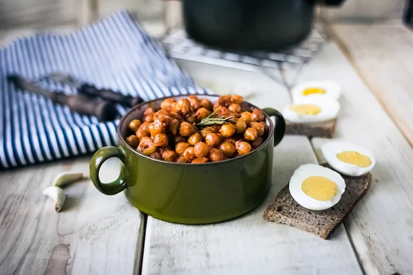 Lentil Dengan Sayuran Makanan Sehat Vegetarian Dan Makanan Vegan Bersih Stok Lukisan  