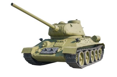 İkinci Dünya Savaşı'nın Sovyet tank T-34-85.