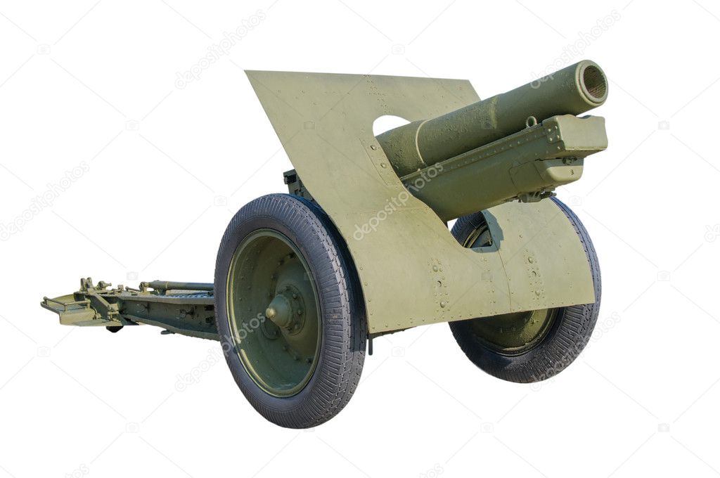 Old Russian gun cannon.