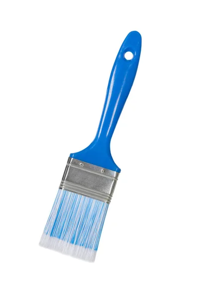 Blue paint brush . — Stock Photo, Image