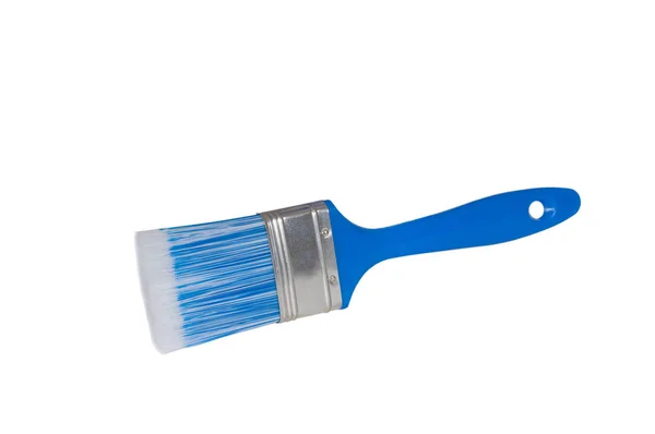 Blue paint brush . — Stock Photo, Image