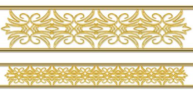 altın ile soyut çiçek arka plan 