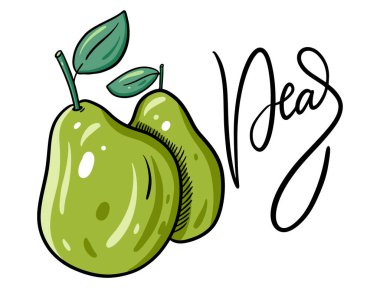 Armut posteri. Çizgi film tarzında elle çizilmiş vektör çizimi. Beyaz arkaplanda izole.