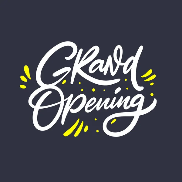 Opening soon poster design isolated black Vector Image