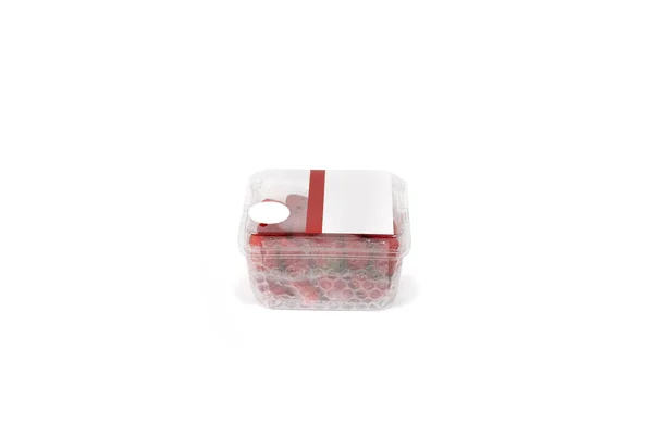 Fresh Asia Strawberry are arranged in premium packaging plastic — Zdjęcie stockowe