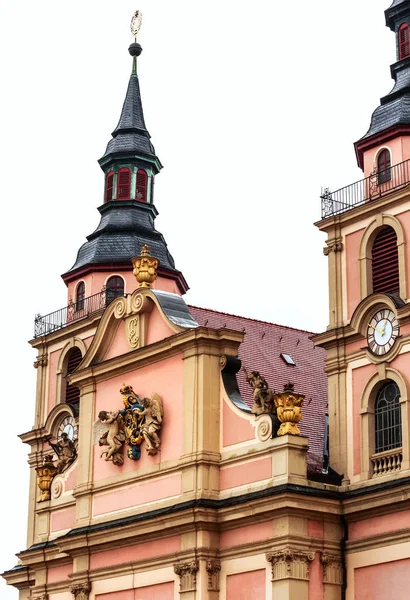 Eglise baroque dans la ville historique Ludwigsburg, Allemagne — Photo