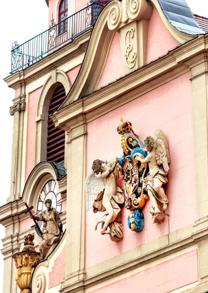 Barockkirche in ludwigsburg, deutschland — Stockfoto