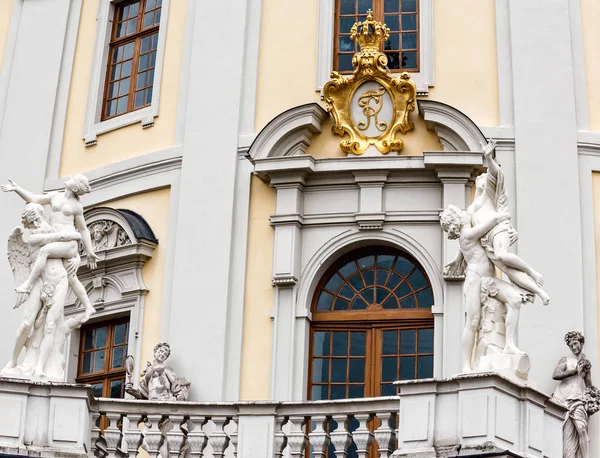 Palácio barroco em Ludwigsburg histórico, Alemanha — Fotografia de Stock