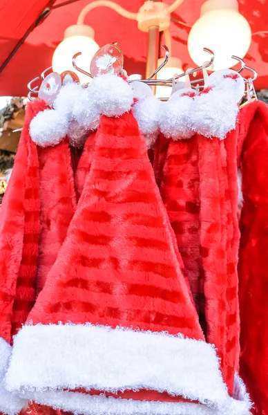 Sombreros de Papá Noel — Foto de Stock