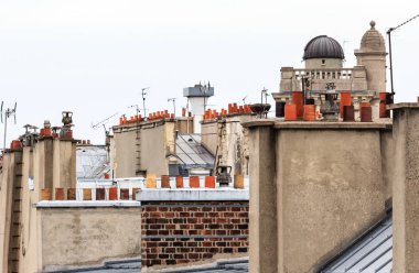 Geleneksel Paris çatıları