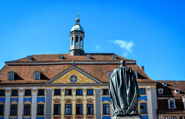 Renaissance stadhuis in Coburg, Duitsland — Stockfoto