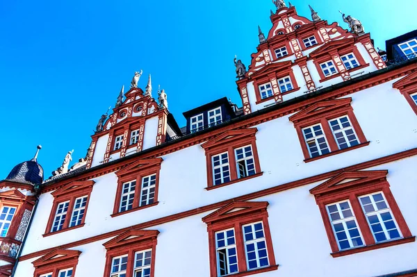 The most famous Renaissance building in Bavarian Coburg, Germany — Stock Photo, Image