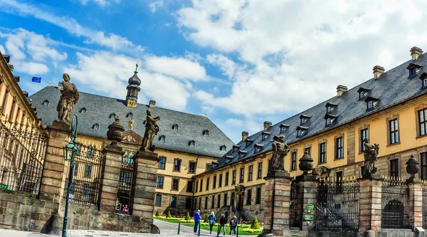 Barokowy zamek miasta Fulda w historycznych Fulda, Hessen, Niemcy — Zdjęcie stockowe