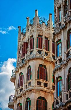 Muhteşem Art Nouveau binalar Palma de Mallorca, İspanya