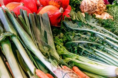 Renkli farklı taze sebze 