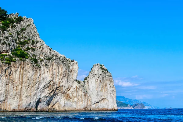 Doğal Görünümünü Faraglioni Kayalar Capri Talya — Stok fotoğraf