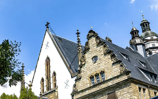 Iglesia Santo Tomás Thomaskirche Leipzig Sajonia Alemania — Foto de Stock
