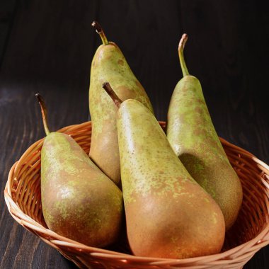 koyu ahşap rustik arka plan armut Konferansı