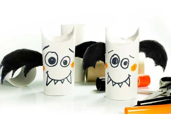 Pipistrelli di carta per Halloween — Foto Stock