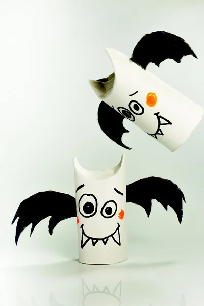 Murciélagos de papel para Halloween — Foto de Stock