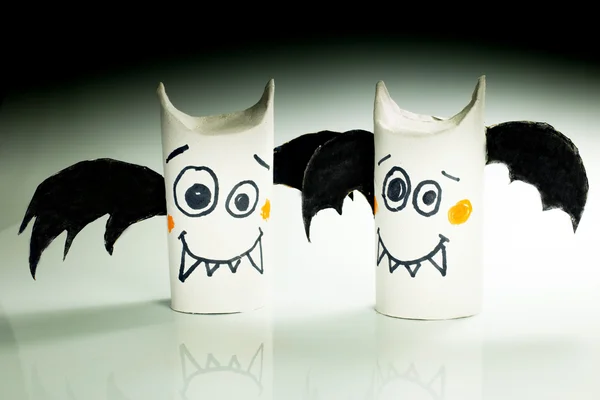 Pipistrelli di carta per Halloween — Foto Stock