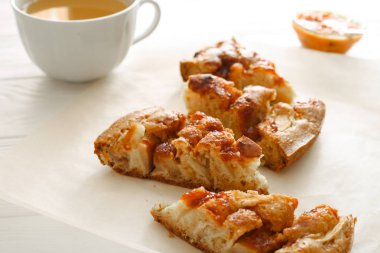 lezzetli tatlı elma pasta