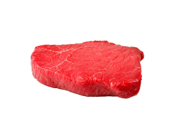 Beef steak isolated on white background. — Stock Photo, Image