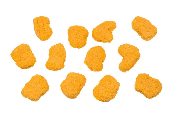 Nuggets aislados sobre un fondo blanco. —  Fotos de Stock