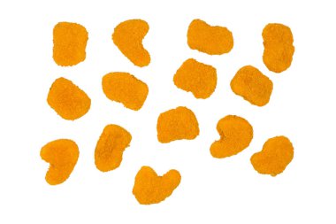 Külçeler beyaz arkaplanda izole edilmiş.