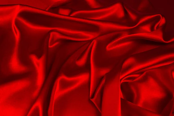 Textura de tela de lujo de seda roja o satén puede usar como respaldo abstracto —  Fotos de Stock