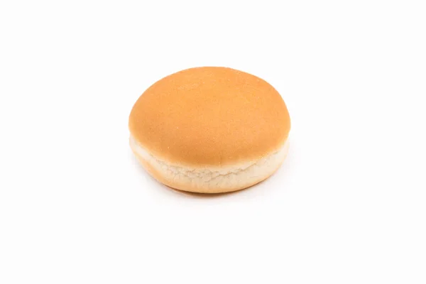 Burger Brot isoliert auf weißem Hintergrund. — Stockfoto