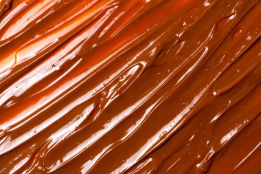 Tatlı karamel desenli, üst manzara. 