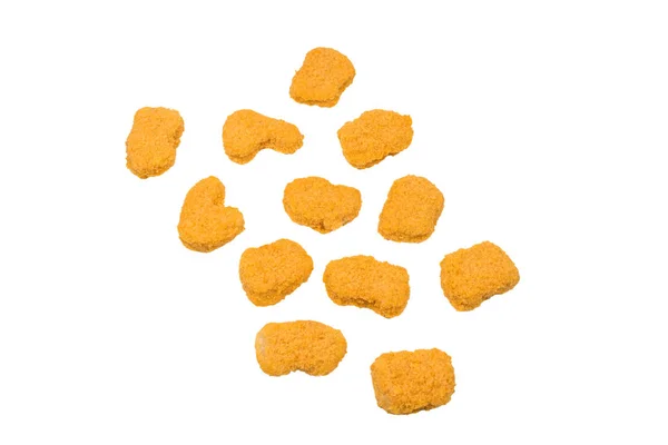 Nuggets aislados sobre un fondo blanco. —  Fotos de Stock