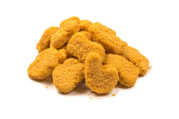 Nuggets isolated on a white background. — Stock Photo, Image