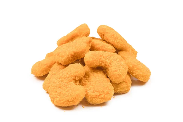 Nuggets isolado em um fundo branco. — Fotografia de Stock