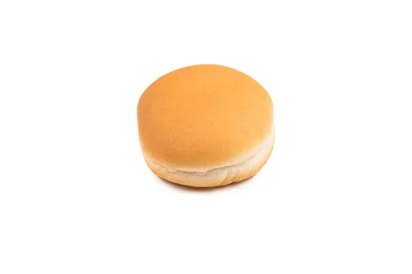 Burger pane isolato su sfondo bianco. — Foto Stock