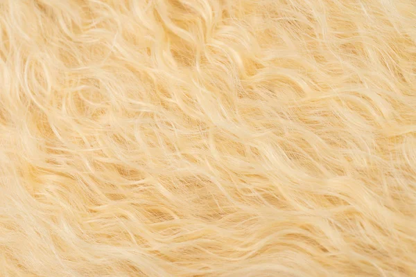 Blond wavy hair pattern. Top view.